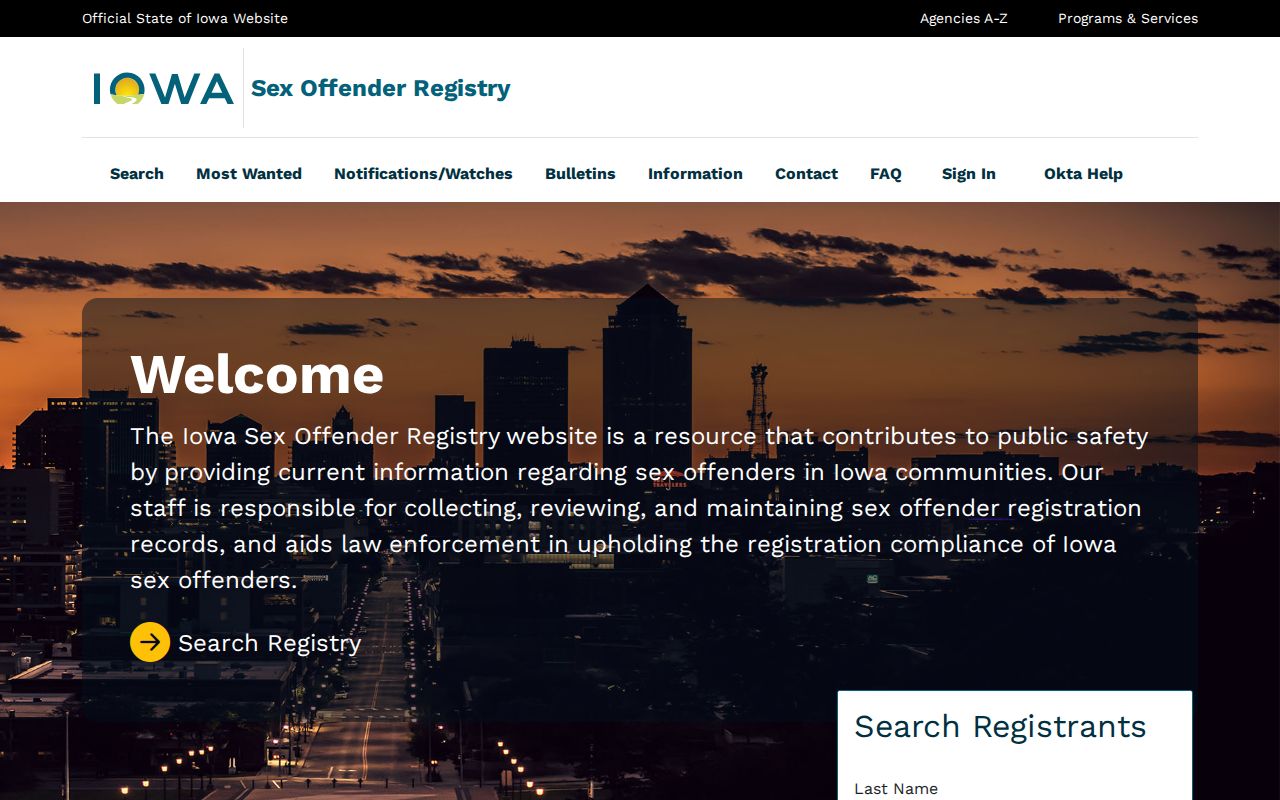 Hancock County sex offender search registry notice